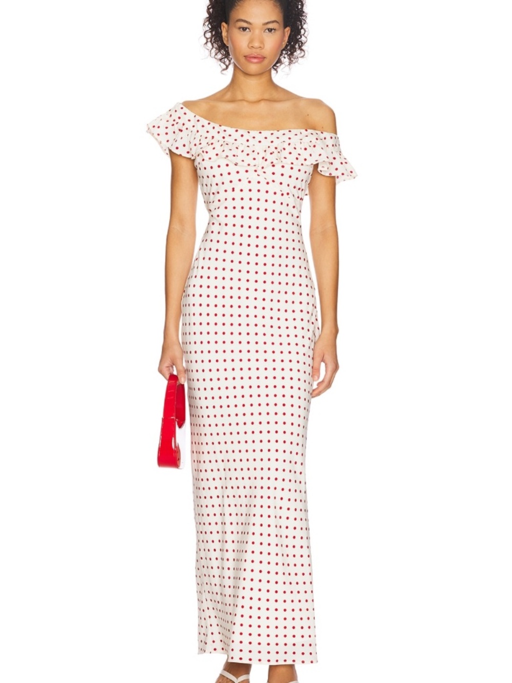 MORE TO COME Monroe Maxi Dress in Red Dot (from Revolve)